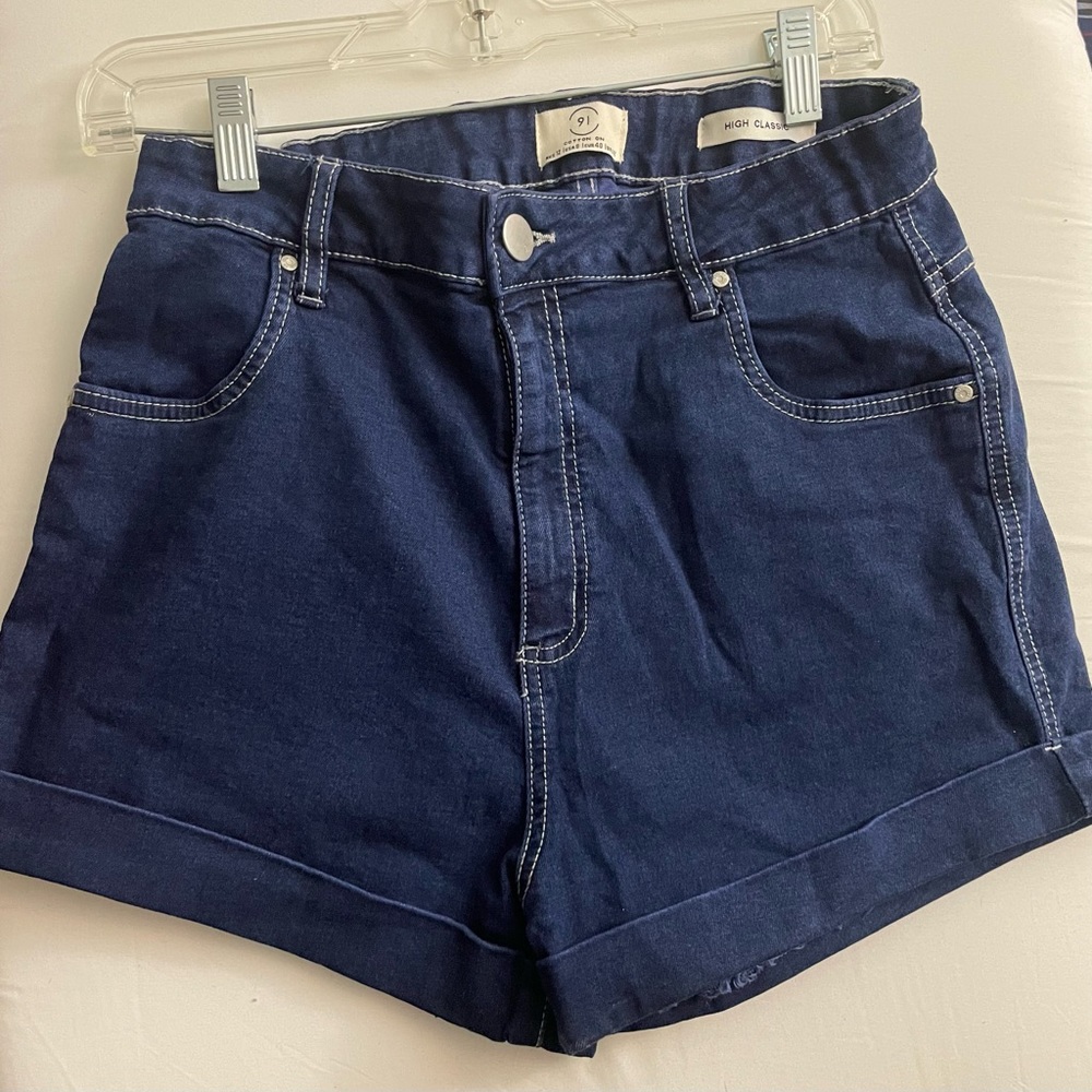High Waisted Jean short shorts